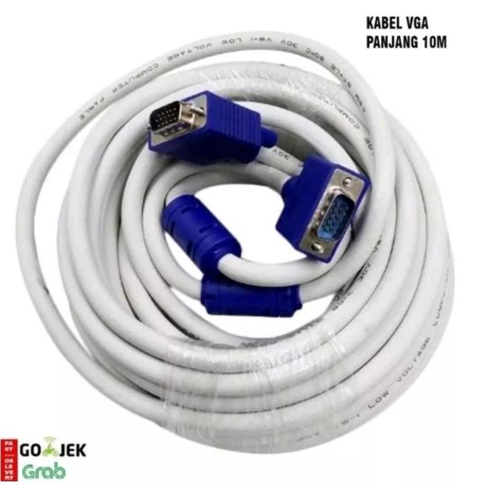 Kabel Vga To Vga 10M / Vga 10 Meter / Vga 10M Full Hd 1080P