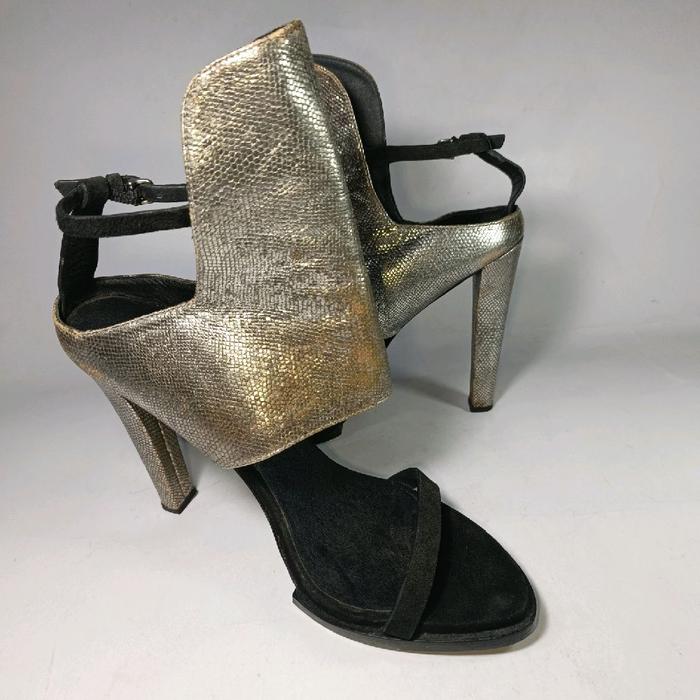 Alexander Wang original leather heels 39 size woman shoes