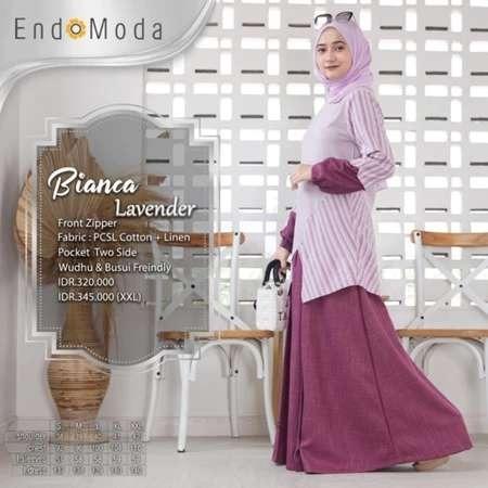 ENDOMODA GAMIS DEWASA BIANCA LAVENDER
