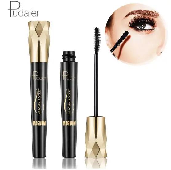 Pudaier 4D Silk Fiber Lash Mascara Long Curling Volume Express Eyelashes Waterproof Liquid Eye Lashe