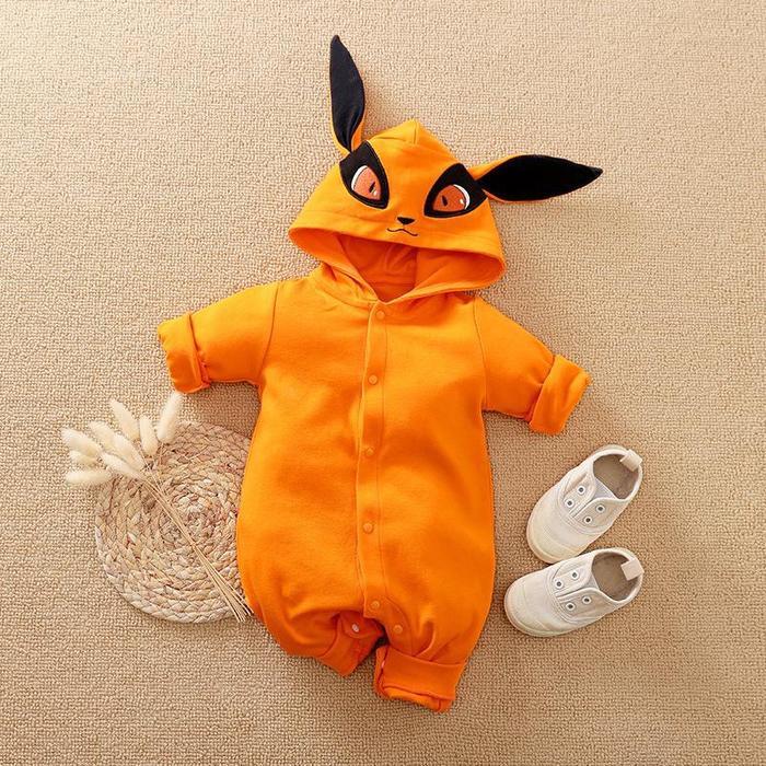 Jumper Bayi Motif Kurama Kyubi Naruto / Baju Bayi / Jumper Bayi Import Terlaris