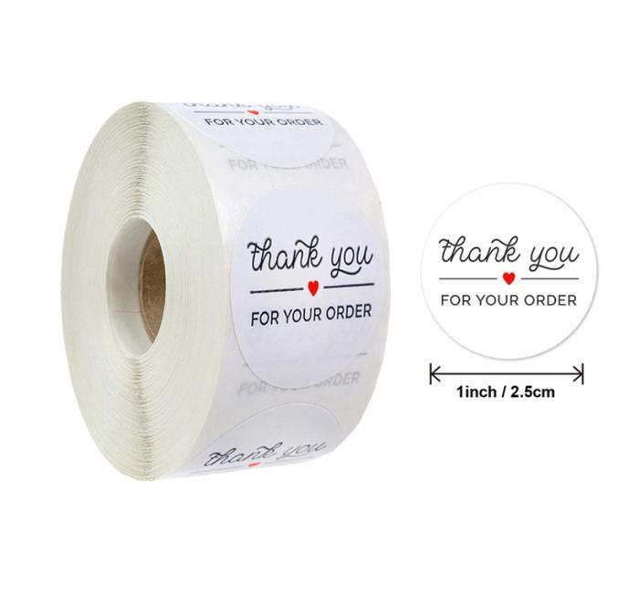 Sticker Segel Label Thank You For Your Order / Stiker Thanks