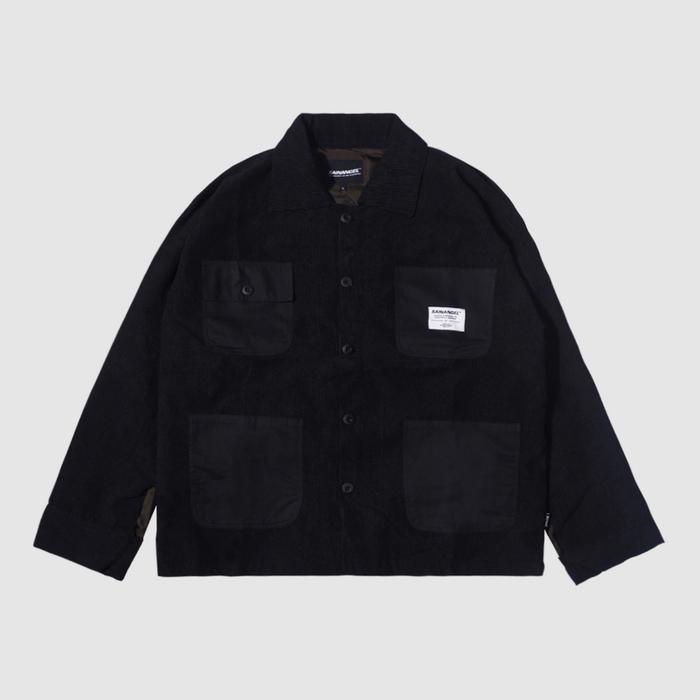 Sainangel Corduroy Chore Jaket Black