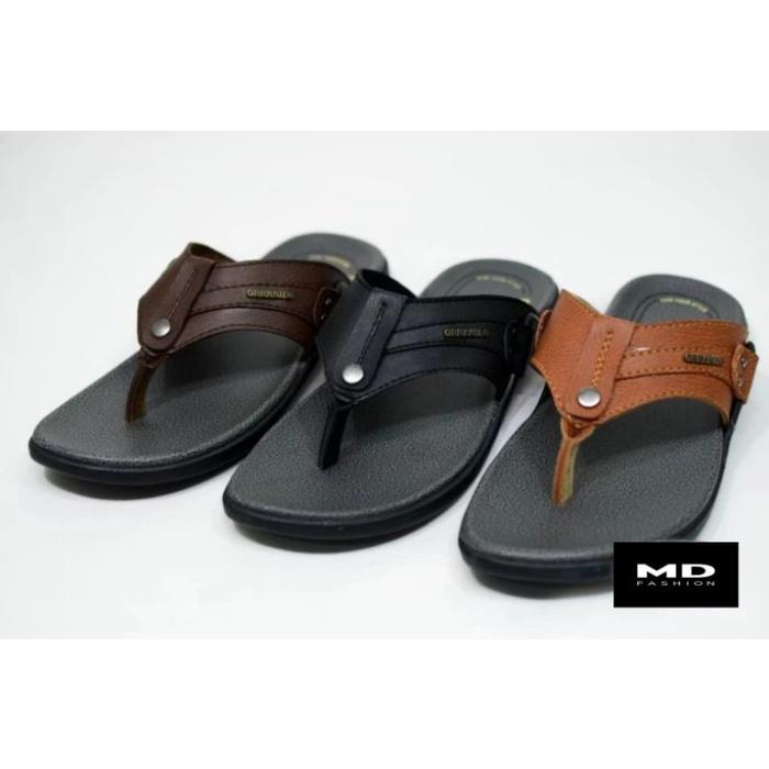 ORRANIL 8615 SENDAL PRIA sandal pria 38-43 Sandal kulit oranil original Coklat Flat