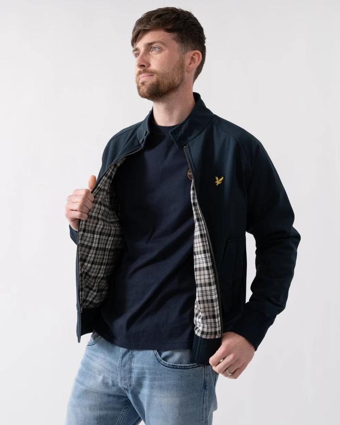 Lyle and Scott Softshell Harrington Jacket Navy Original