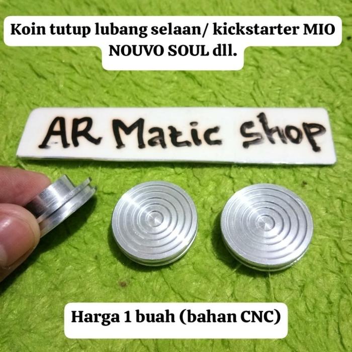 koin CNC lubang selaan kick starter MIO NOUVO SOUL MIO J Fino coin CVT kick starter yamaha