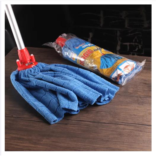 1set pel Lantai NAGATA 5830 microfiber Kain pel handuk biru, Batang +Tongkat dragon pel lantai