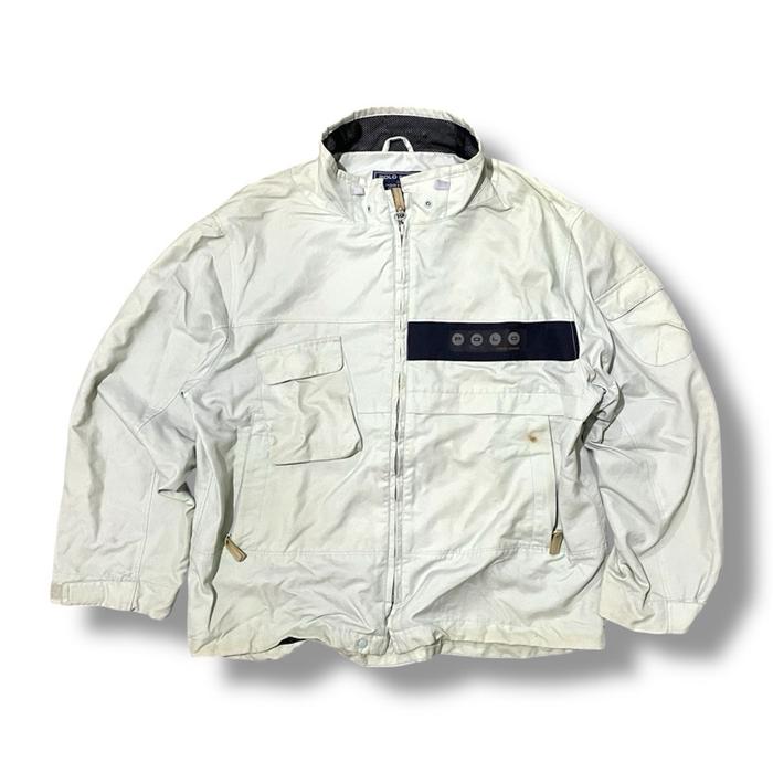 Jaket Windbreaker Fisherman Polo Sport Vintage Bekas