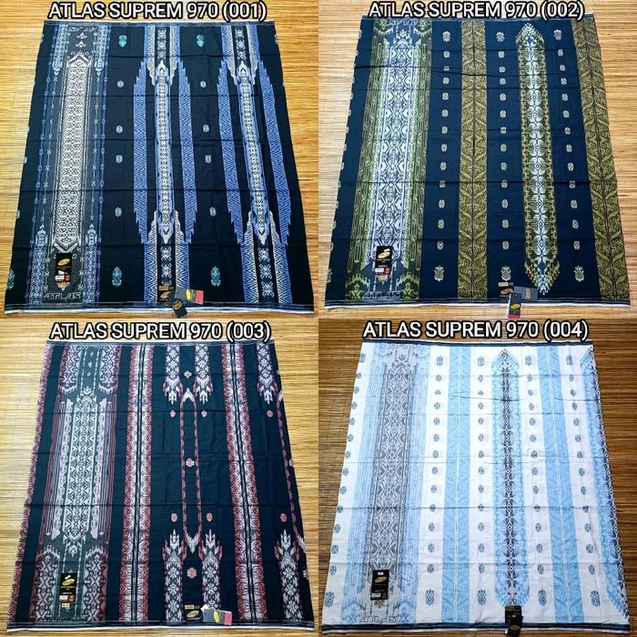 SARUNG ATLAS SUPER PREMIUM 970 SONGKET GOLD ORIGINAL - SARUNG ATLAS SUPREM 970 SONGKET ORIGINAL MOTI