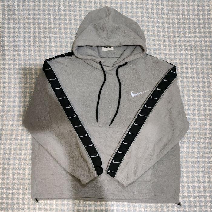 Hoodie Nike Ambush Pria Big logo bordir size XXL spell out cakep