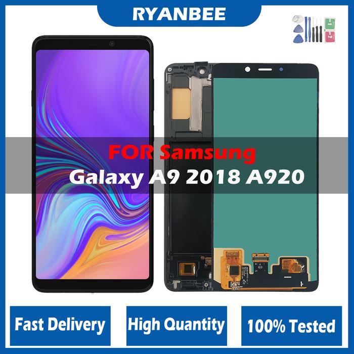 100%Tested Super AMOLED For Samsung Galaxy A9 2018 A920 A920F