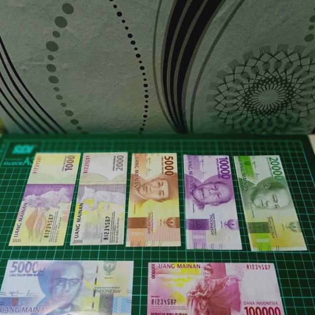 Mainan Uang Uangan Isi 1000 Pcs / Uang Uangan Palsu / Duit Duitan