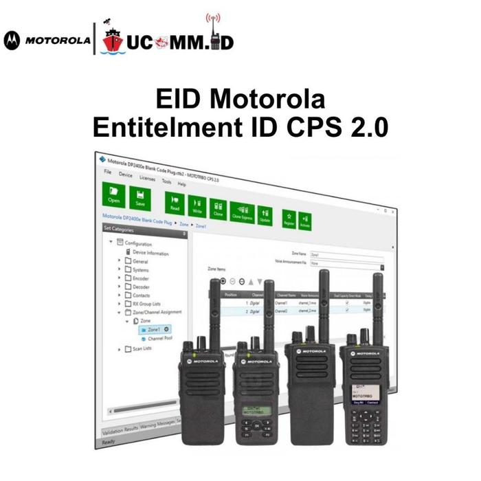 Best Item! Motorola Entitlement Id CPS 2.0 EID Motorola For Unlock Analog Setting Low Price