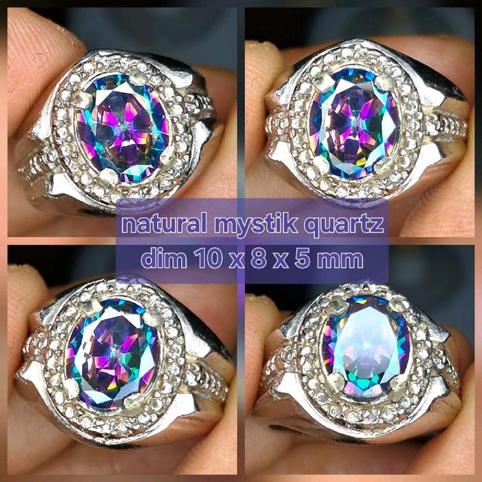 cincin permata mistik quartz