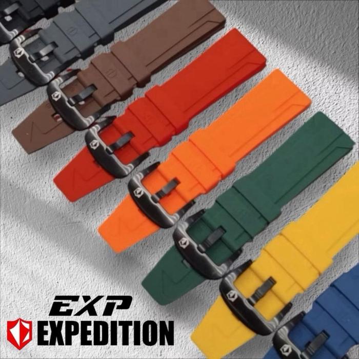 Strap rubber expedition 24mm / tali jam expedition / tali karet jam expedition / tali jam expedition