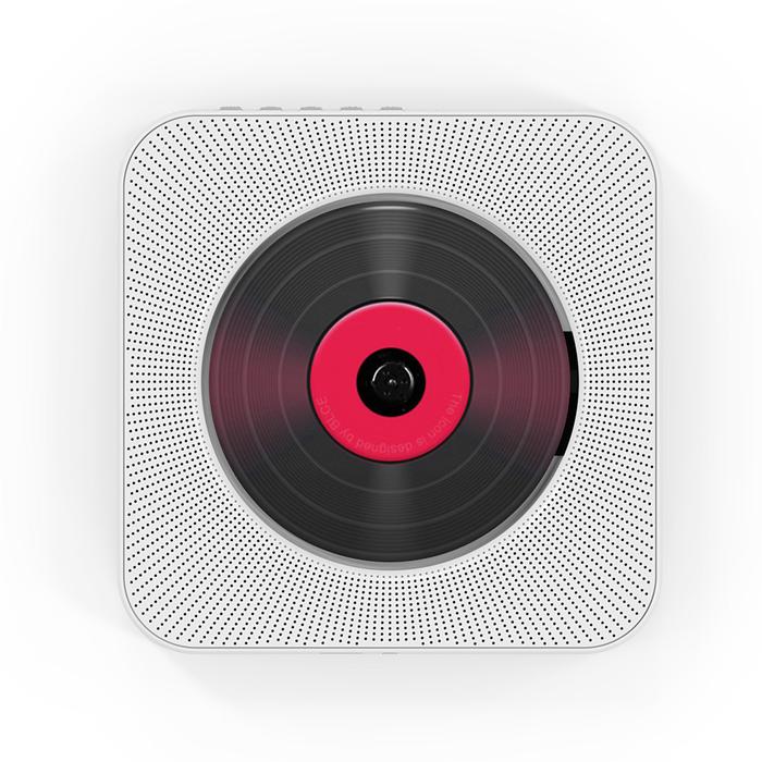 KC-808 Wall Mounted CD Player Bluetooth Speakers Home Audio Boombox