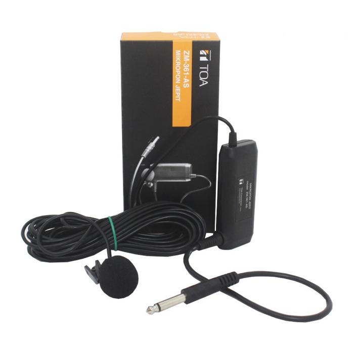Toa Mic Clip On Microphone ZM-361 Mic Jepit Imam