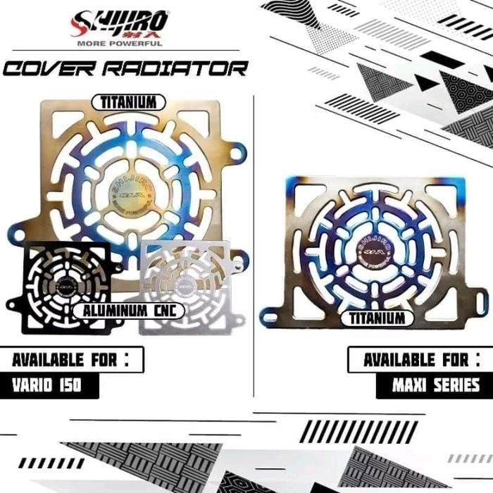 Cover radiator( tutup radiator) SHIJIRO Racing for aerox nmax Vario 125/150 Lexy