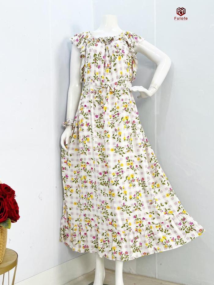 Daster Tania Fulofe Ld 130 Cm Pb 133 Cm Kerut Dada Tali Serut Perut Rempel Bawah Homedress Semata Ka