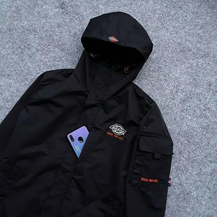 TERLARIS Jaket Outdoor DICKIES Waterproof Saku Samping Jaket Parasut Anti Air Jaket DICKIS Fulltag P