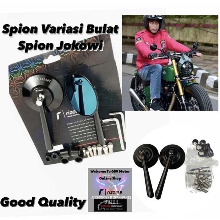 Spion Jokowi Spion Variasi Bulat Spion Classic Good Quality Universal Semua Motor