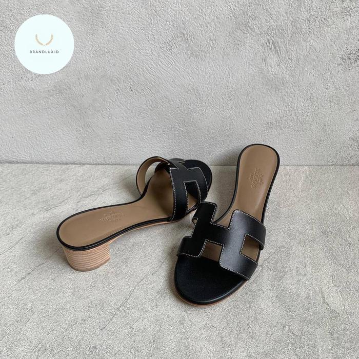 Hermes Ock Heels 5Cm Oasis Sandal Women Ack , Gold , White & Vert Embrun Epsom
