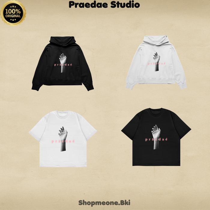 Praedae Studio - Hoodie Hopeless Romantic Broken White, Hoodie Hopeless Romantic Valentines Black, B