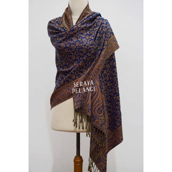 Pashmina Cashmere Keong 08 Selendang Scarf Syal Shawl Pasmina Souvenir Hadiah Ulang Tahun Birthday G