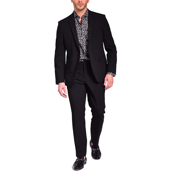 Jas Pria Hitam Slimfit / Jas Pria Hitam Polos / Jas Hitam Pria Formal / Jas Pria Hitam Wisuda