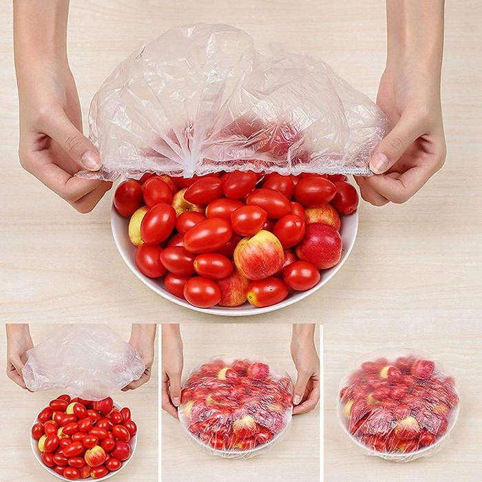 Disposable Food Cover Durable Plastic Wrap Plastic Food Fruit Saver