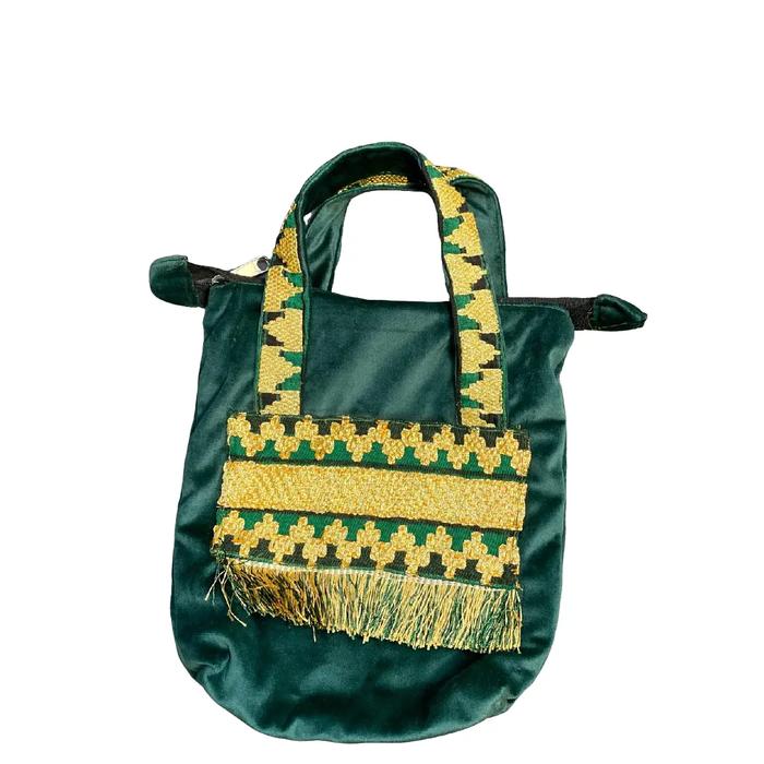 Tas selempang mini wanita model kekinian dengan Tapis khas lampung