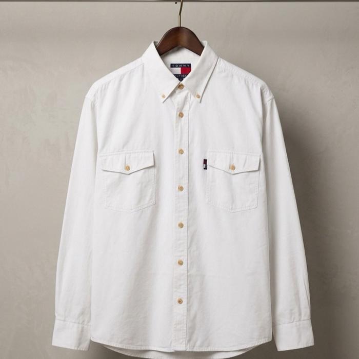 Kemeja Putih Tommy Hillfiger Pria