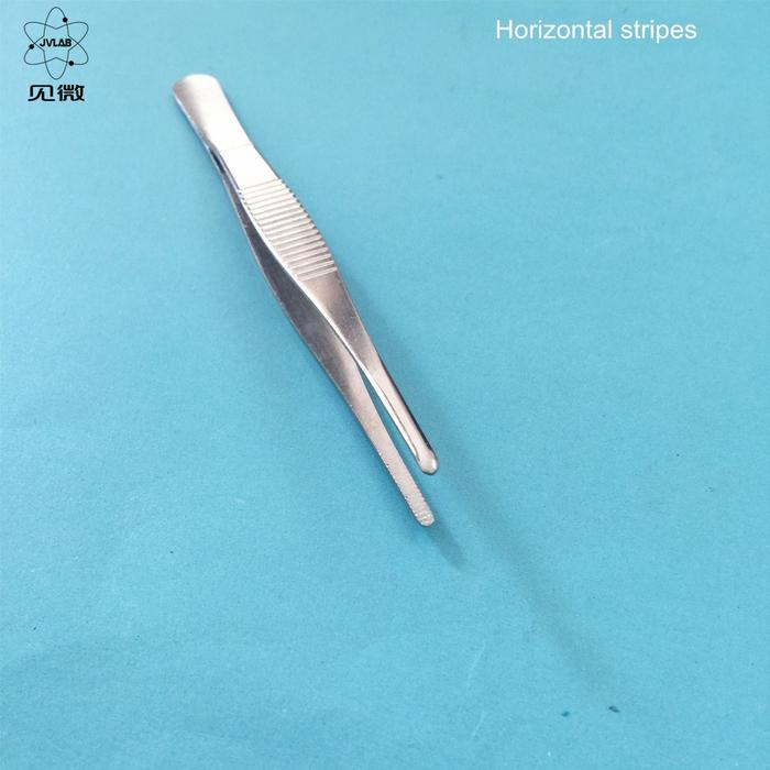 Bantu Pinset Laboratorium Stainless Steel Lurus Bedah 20 Cm Ekstraksi