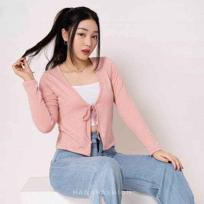 Cardigan Crop Rajut / Kardigan Rajut Knit /Cardi Crop Knit// Korean Cardi Crop// Cardi Crop Kriwil//