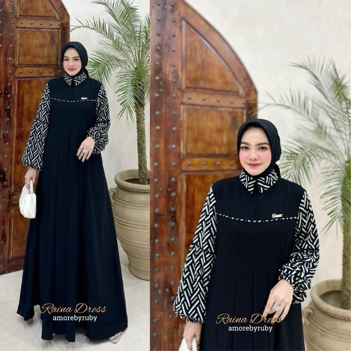 Amore by ruby raina dress / Raina dress amore by ruby / Gamis amore by ruby / Rain dress amore ruby