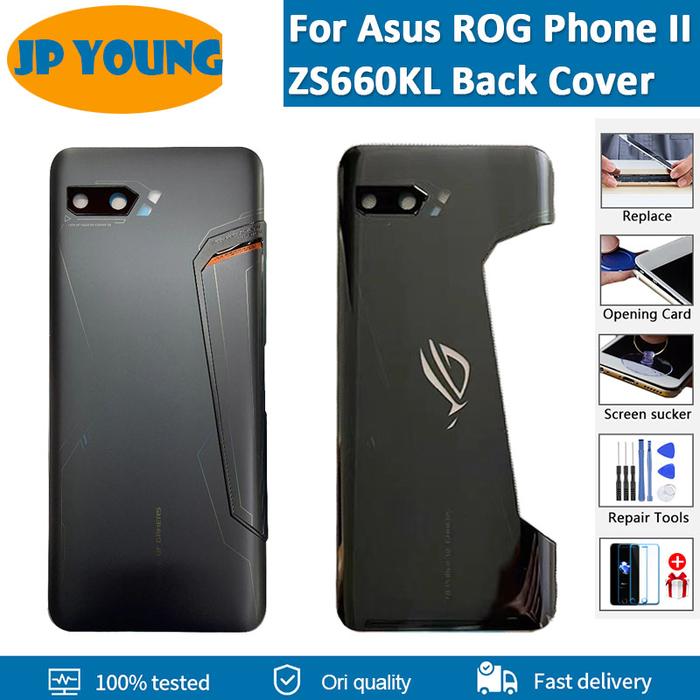 New Original Battery Cover Back Glass For Asus ROG Phone 2 ZS660KL