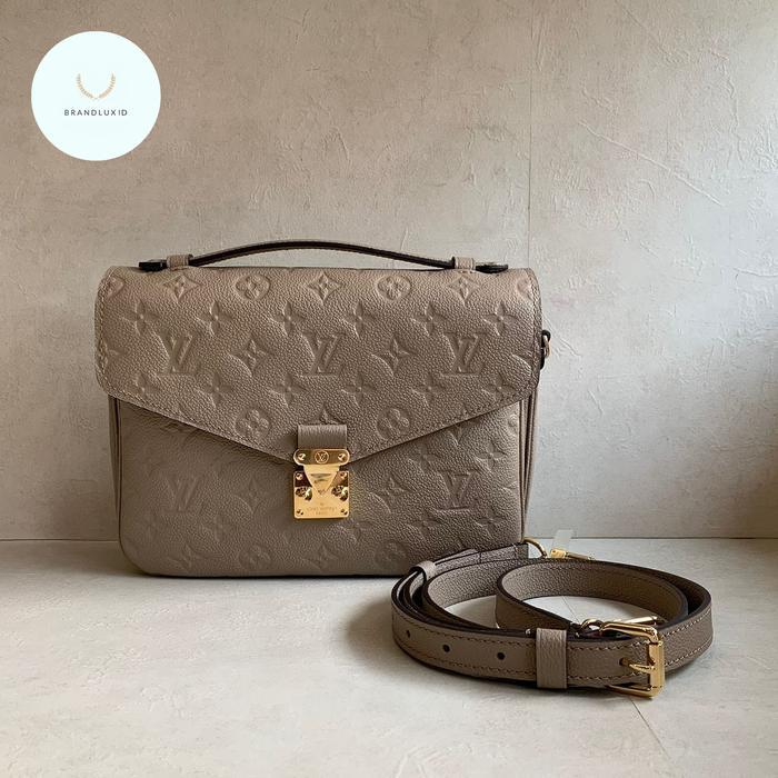 LV METIS EMPREINTE TOURTERELLE BEIGE & BICOLOR BLACK