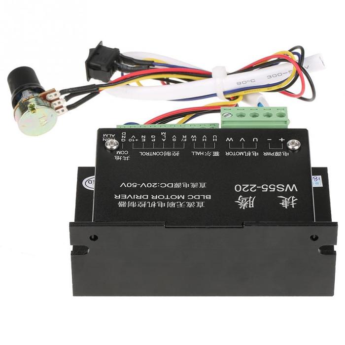 WS55-220 DC Driver Controller 48V 500W CNC Brushless Spindle BLDC