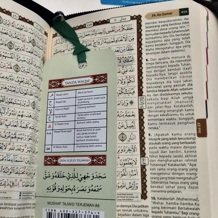 Alquran A6 Resleting Utsmani Tajwid Terjemahan Tanpa Latin Kecil Mini Berkualitas