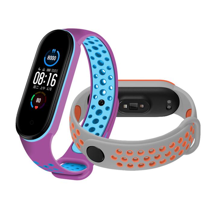 Strap for mi band 4 5 6 3 Smart Watch Wrist M3 M4 M5 M6 Breathable Bracelet For Xiaomi MiBand 6 5 4