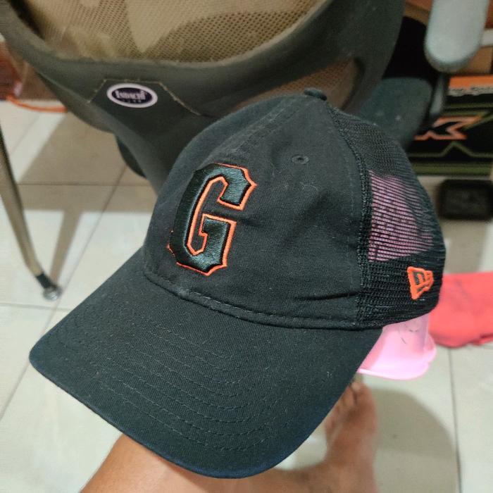 topi trucker new era mlb san francisco giants logo G second preloved