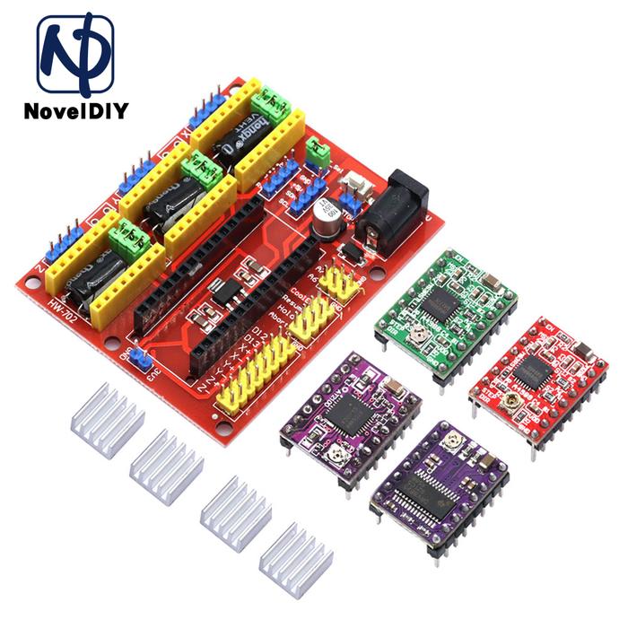 CNC Shield V4 Engraving Machine 3D Printer + 3pcs