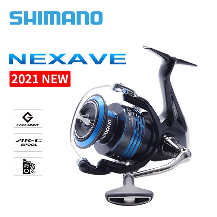 New SHIMANO NEXAVE Spinning Fishing Reels 1000-5000 3+1BB AR-C Spool