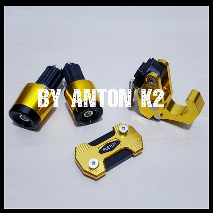 AKSESORIS/VARIASI PAKET 3 ITEM MOTOR BEAT KARBU-BEAT FI NEW-SCOOPY DLL L1