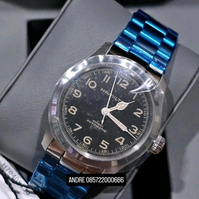 Jam Tangan Hamilton Murph 38MM Khaki Field Automatic Ref. H70405130 Original Brand New