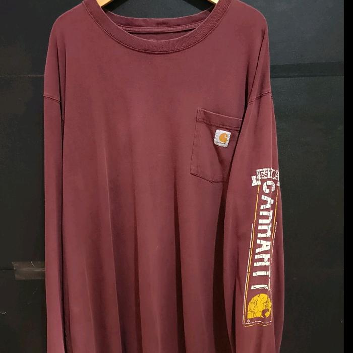 LONG SLEEVE POCKET SPELL OUT  CARHARTT  ORIGINAL SECOND