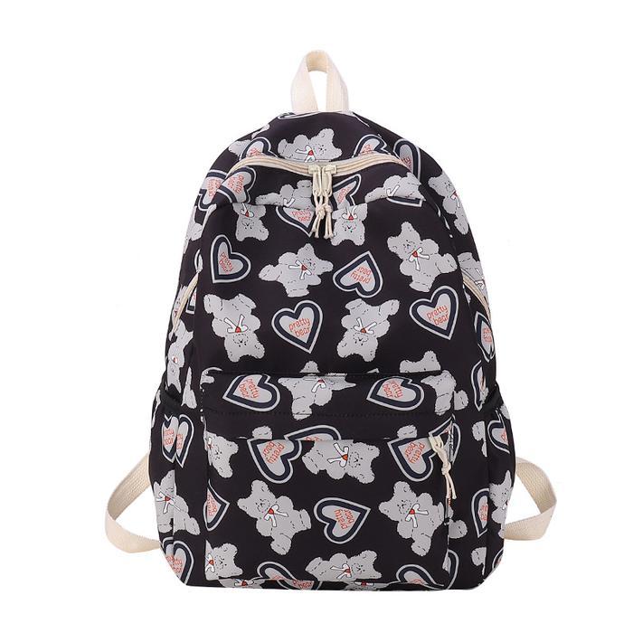 Beruangshop Tas backpack / tas beruang / tas beruang love / tas beruang besar / ransel sekolah/ rans