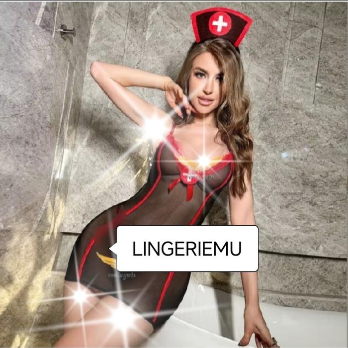 Lingerie Dress Baju Wanita Nurse Cosplay
