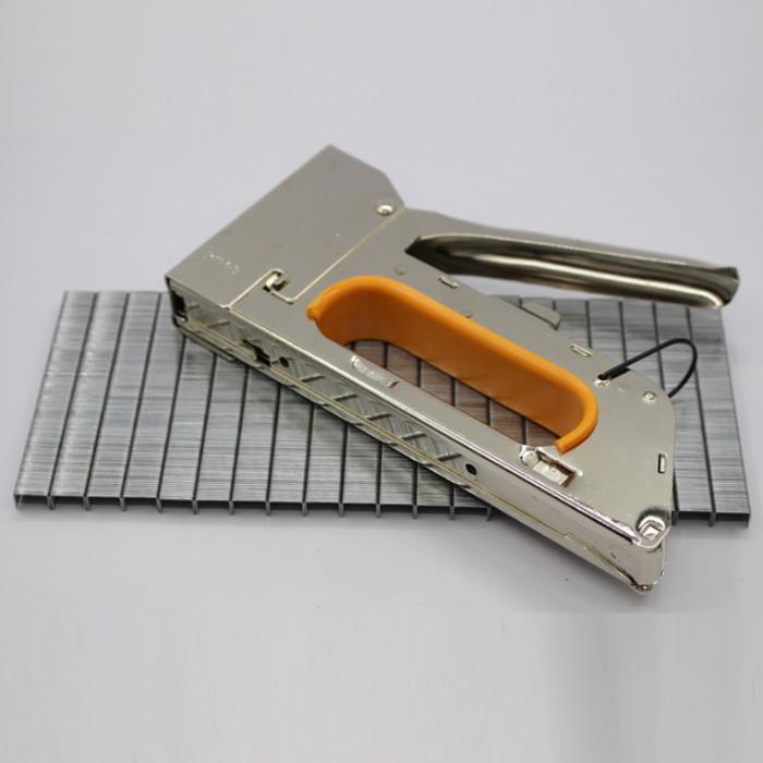 Stapler Tembak Staples Gun Cekrekan Gun Tacker