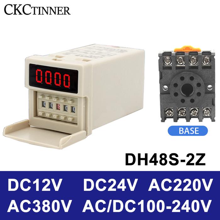 DH48S-2Z Digital LED Programmable Timer Relay Switch 0.01S-99H99M